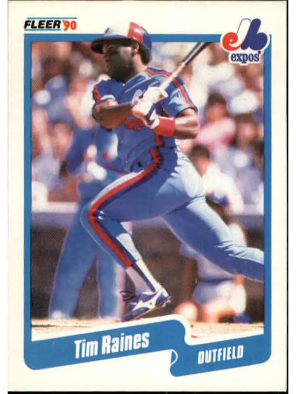 1990 Tim Raines Fleer Baseball Card #359